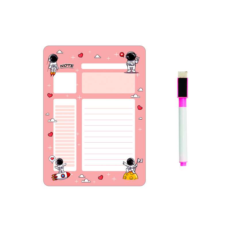 مگنت چاپ بهار مدل یادداشت رویخچالی کد 4 به همراه ماژیک