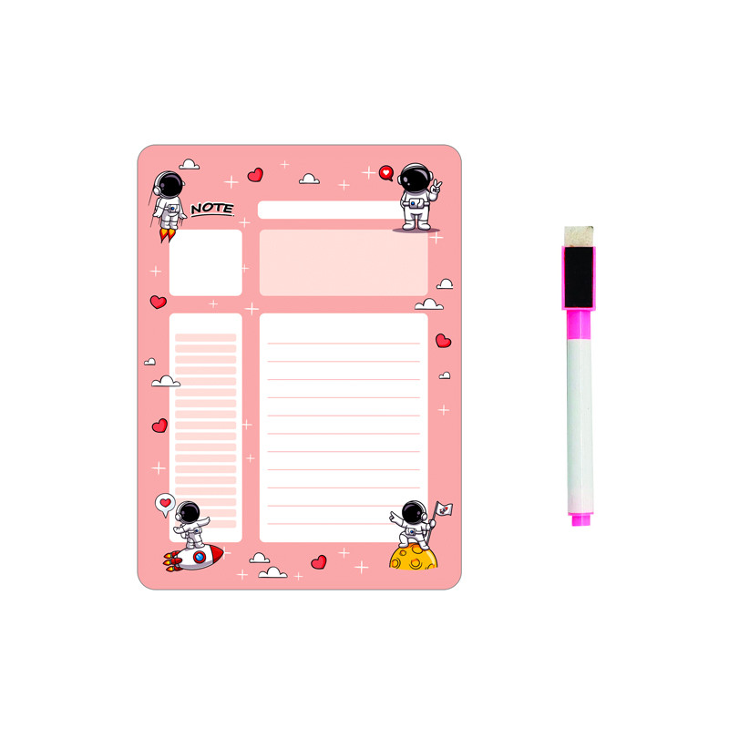 مگنت چاپ بهار مدل یادداشت رویخچالی کد 4 به همراه ماژیک