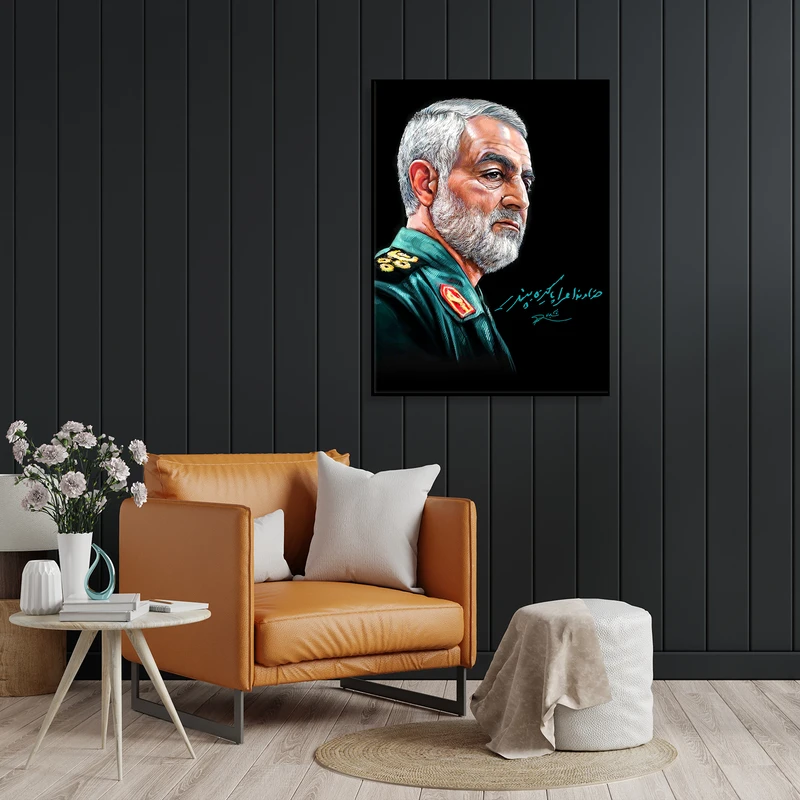 تابلو شاسی مدل سردار شهید قاسم سلیمانی 03