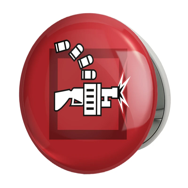 آینه جیبی خندالو طرح  tachanka بازی رینبو سیکس سیج  مدل تاشو کد 30374