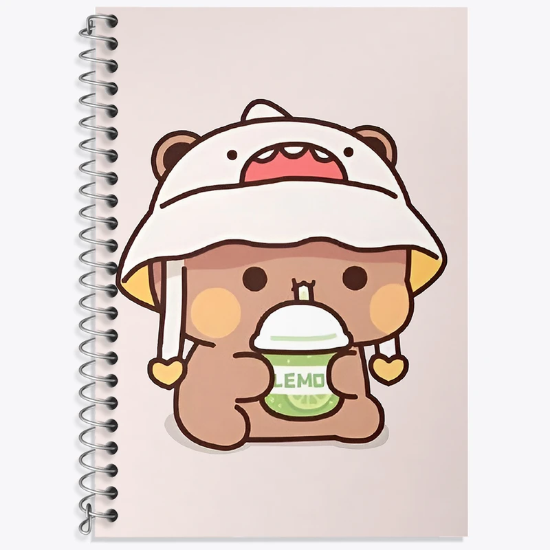 دفتر لغت 50 برگ خندالو طرح خرس کیوت و بامزه کد N2591