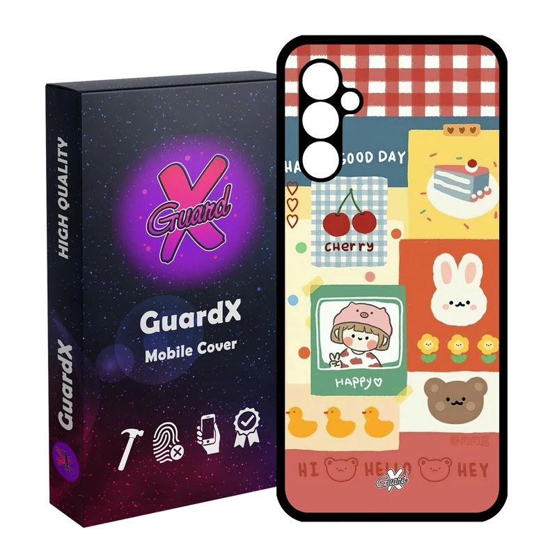 کاور گارد ایکس طرح دختر مدل Glass10515 مناسب برای گوشی موبایل سامسونگ Galaxy A24/A24 4G/M34 5G