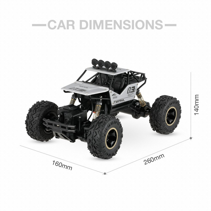 ماشین بازی کنترلی مدل آفرود rock crawler metal