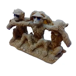 مجسمه طرح سه میمون خردمند کد 76