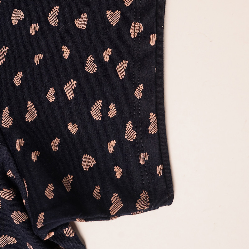 ست تی شرت و شلوار زنانه مدل آناهیتا رنگ سرمه ای