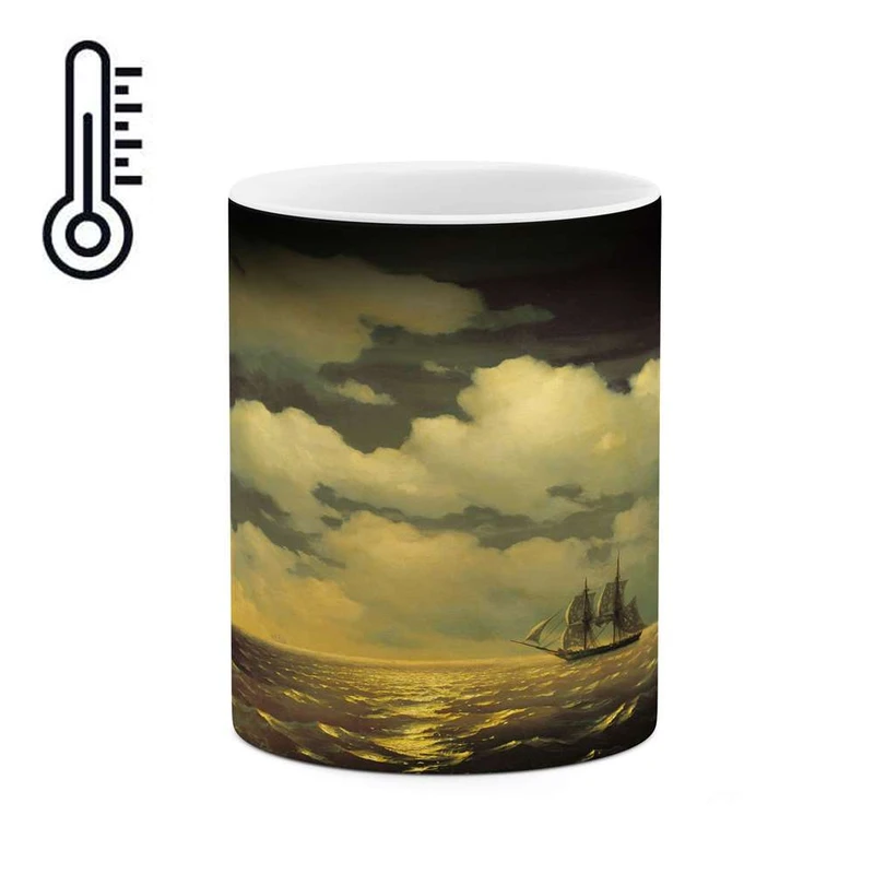 ماگ حرارتی کاکتی مدل نقاشی کد mgh13591