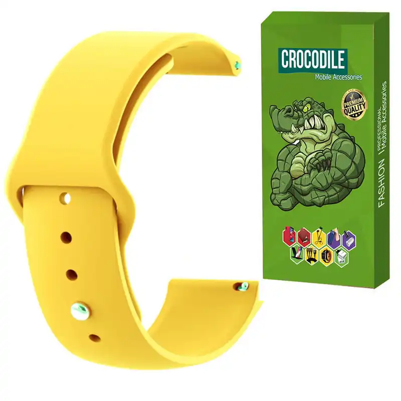 بند کروکودیل مدل Silicon مناسب برای ساعت هوشمند هوآوی Watch GT 2 46mm / Watch GT 3 46mm