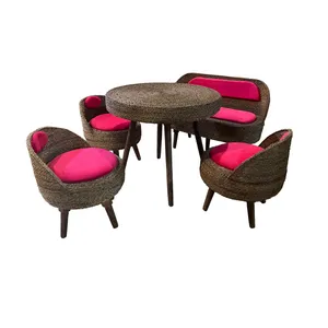 میز و صندلی ناهارخوری پنج نفره گالری چوب آشنایی مدل Hsr5