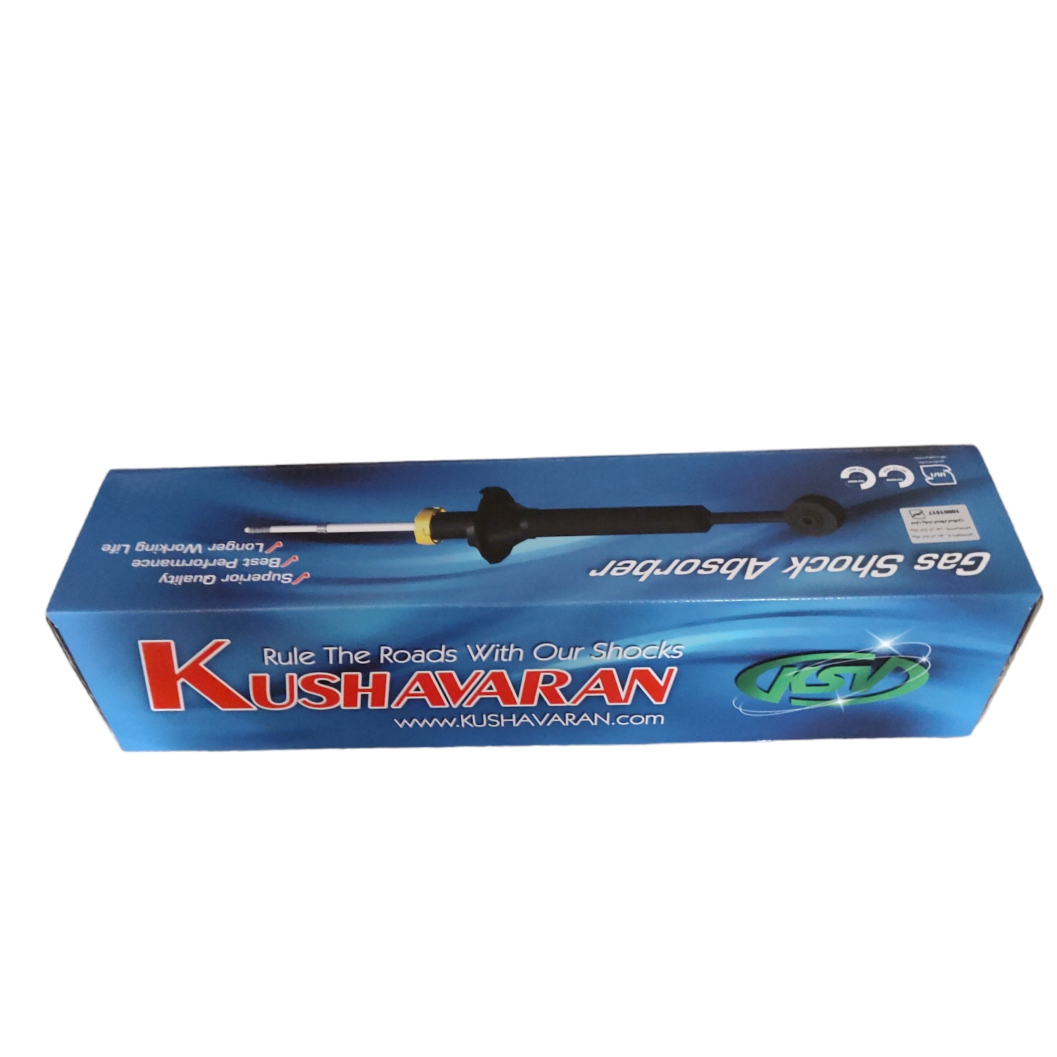 کمک فنر عقب کوشاوران کد 80 مدل گازی مناسب برای پراید بسته 2عددی