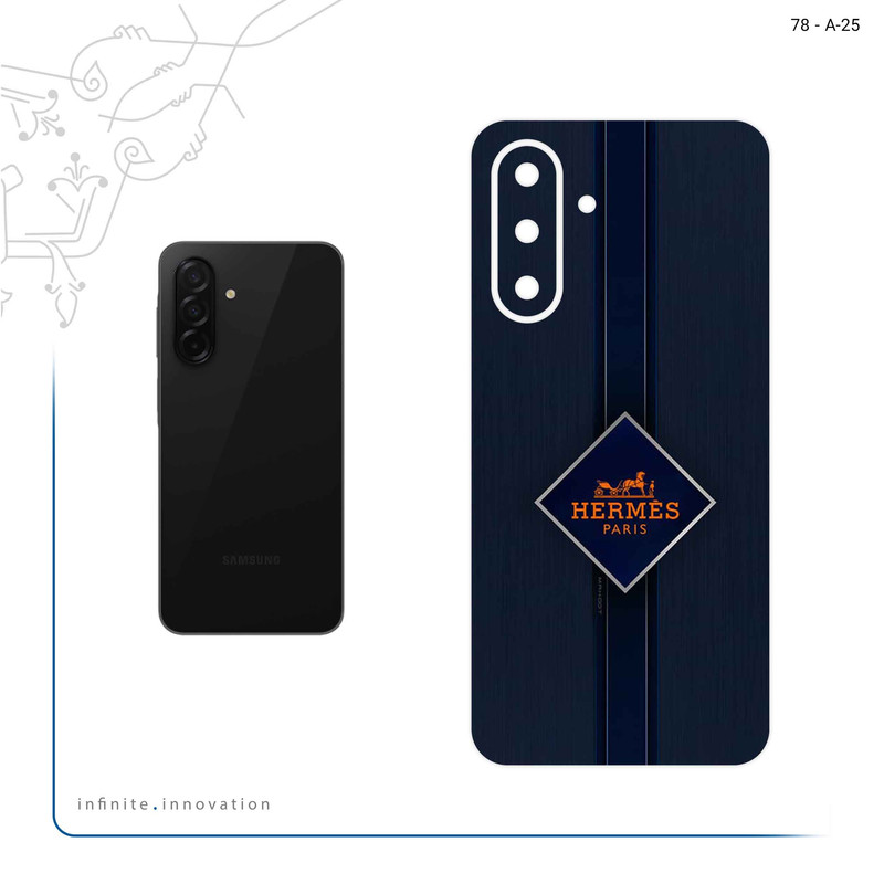 برچسب پوششی ماهوت مدل Hermes_Logo مناسب برای گوشی موبایل سامسونگ Galaxy A26