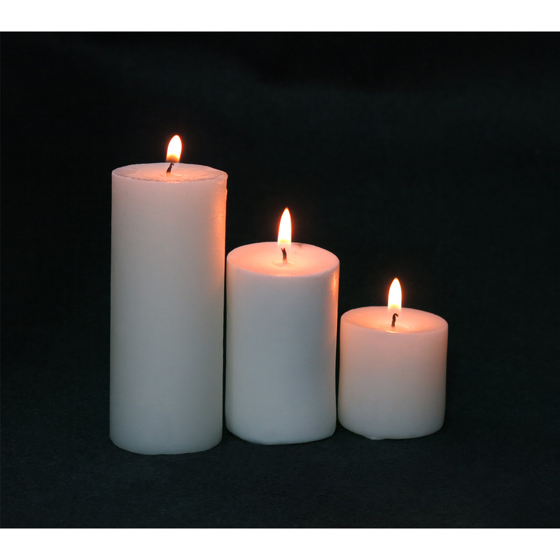 شمع طرح استوانه کد THC مجموعه 3 عددی