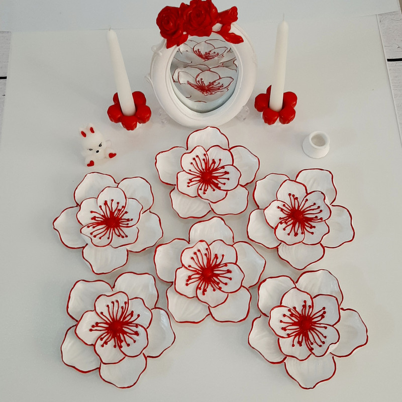 قالب شمع مدل گل نیلوفر