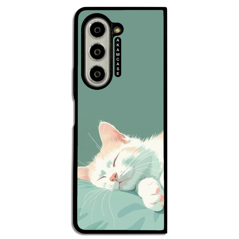 کاور آکام مدل AMC-WSGZFOLD5-CATS-24 مناسب برای گوشی موبایل سامسونگ Galaxy Z Fold 5