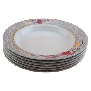 بشقاب خورش خوری مدل DEL مجموعه 6 عددی