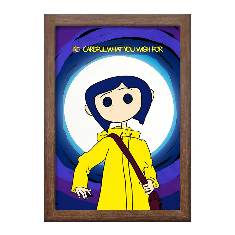 تابلو خندالو طرح کورالین (Coraline) کد F6800