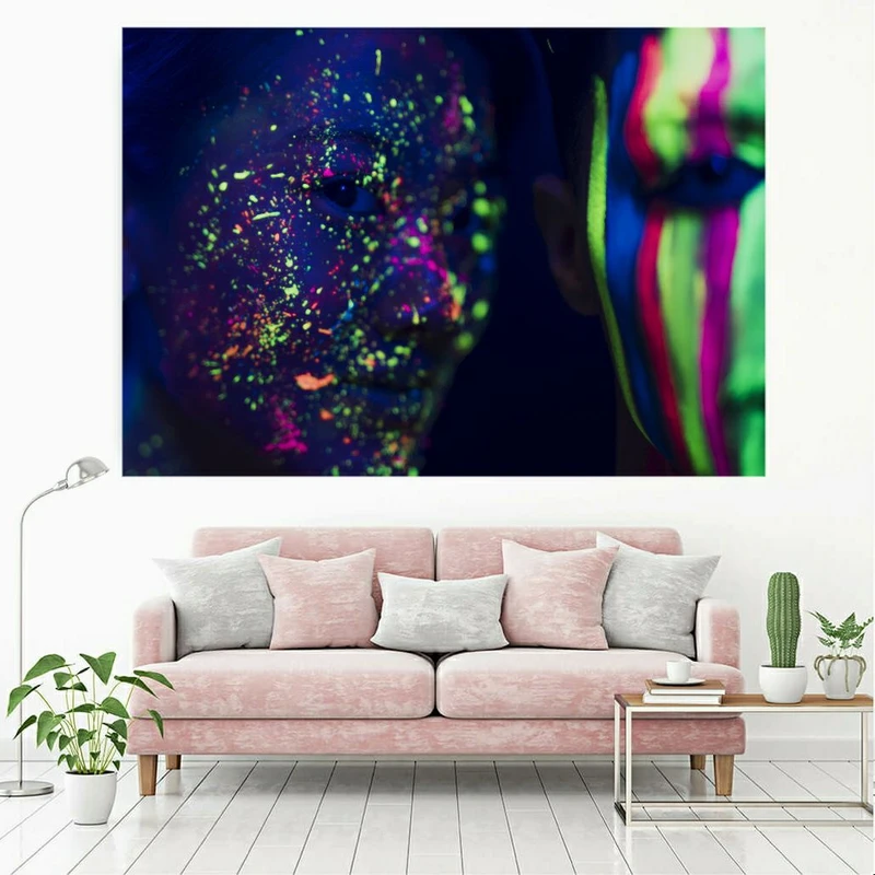 پوستر پارچه ای طرح آرایشگاه زنانه مدل شاین کد FP2952