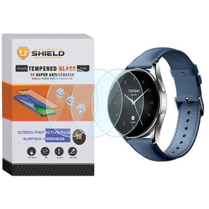 محافظ صفحه نمایش شیشه ای آلتیمیت شیلد مدل SH-UL مناسب برای ساعت هوشمند شیائومی Watch S2 46mm بسته سه عددی
