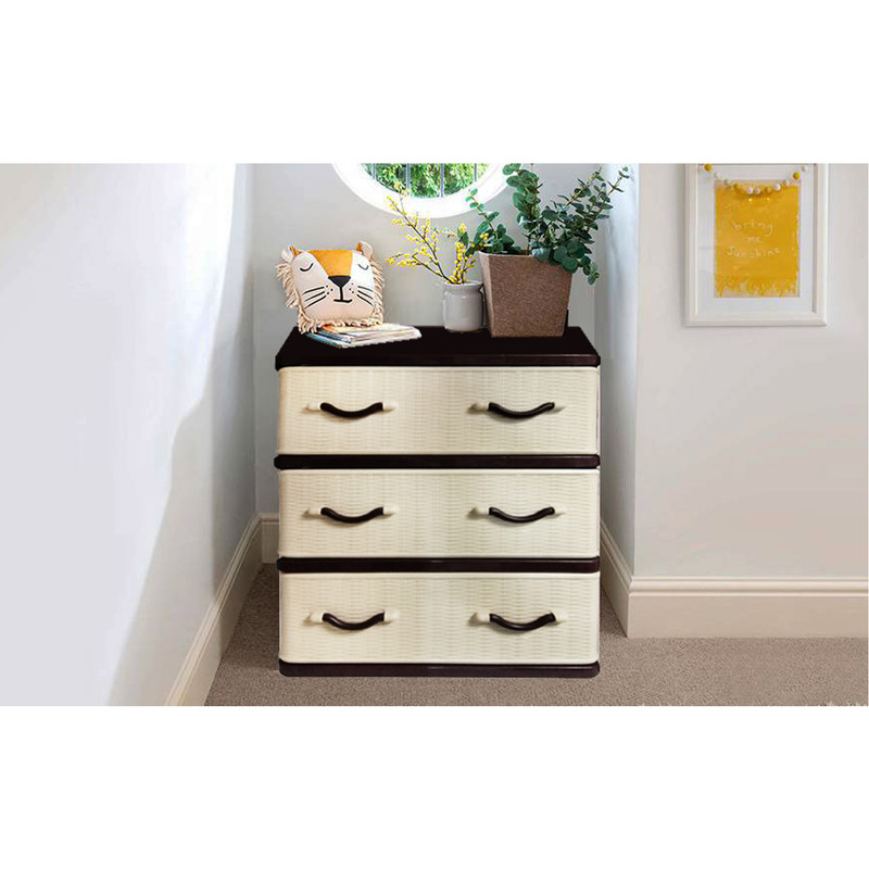 فایل کشویی الوند پلاستیک طرح حصیری کد 403