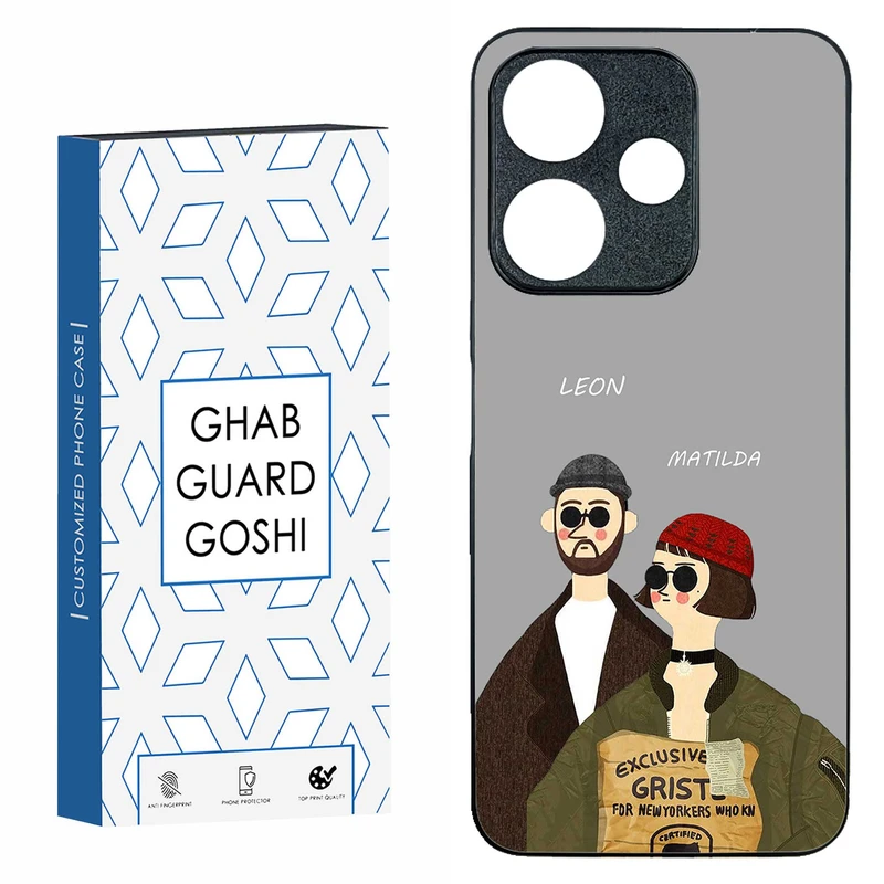 کاور قاب گارد گوشی طرح لئون و ماتیلدا کد TPU-095 مناسب برای گوشی موبایل شیائومی  REDMI 13  