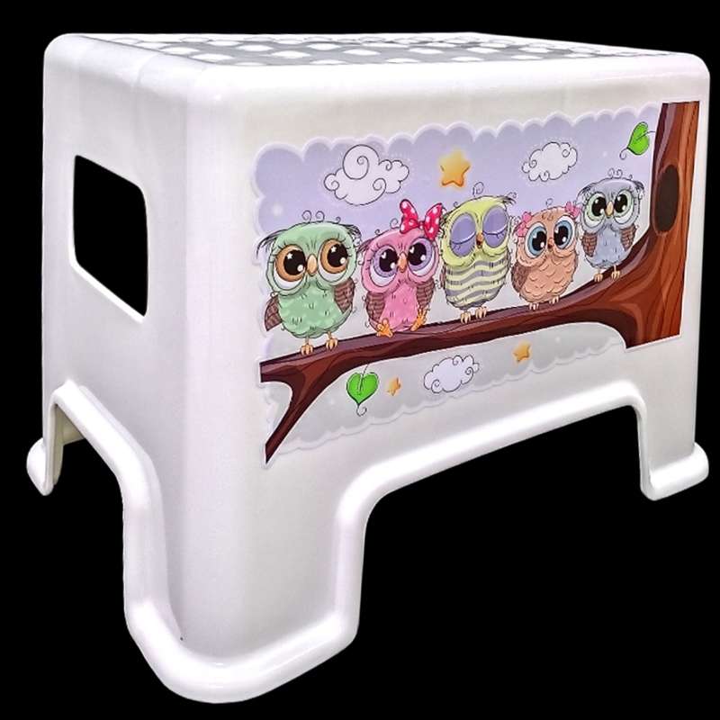 چهارپایه حمام مدل خانواده پرنده ها