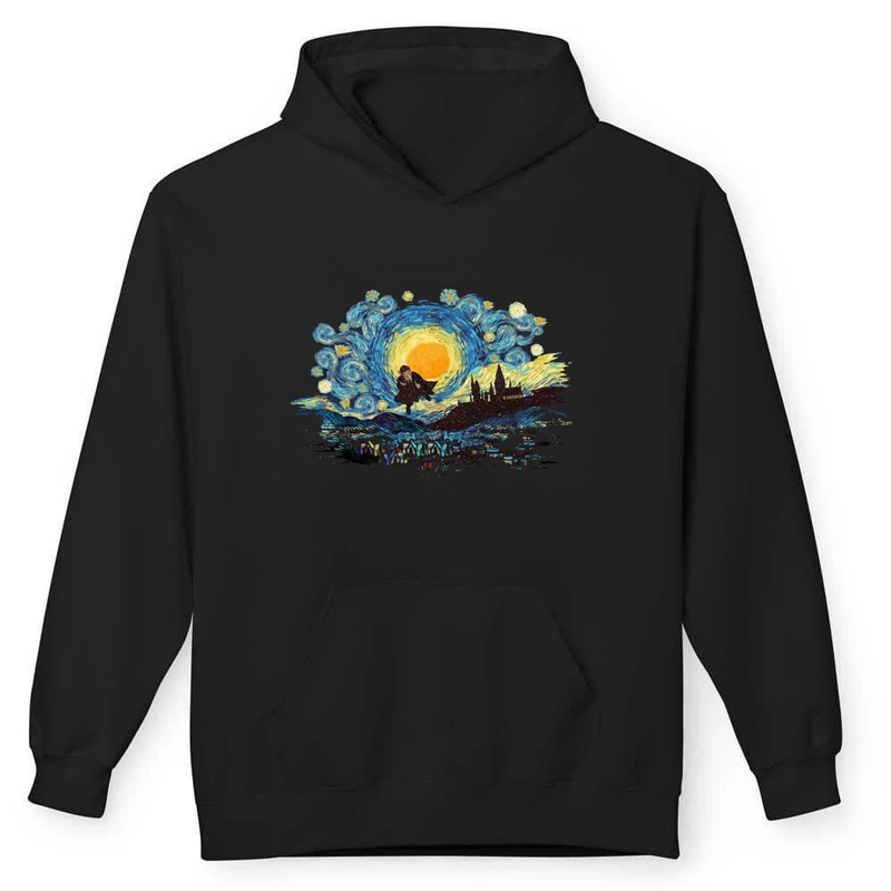 هودی مردانه پاد آفرین مدل ونگوک شب های پرستاره کد 0211