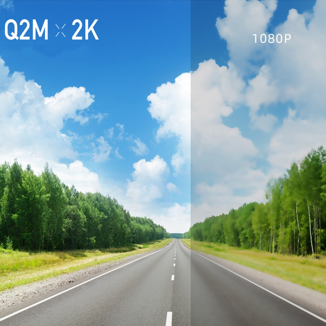دوربین ثبت وقایع خودرو انی تک مدل Q2M-2K به همراه دوربین دنده عقب