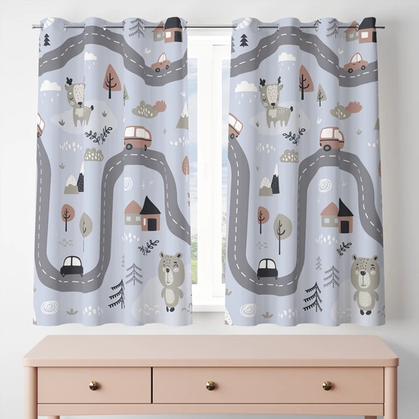 پرده مدل مخمل پانچی کد 8163 سایز 200x40 سانتی متر