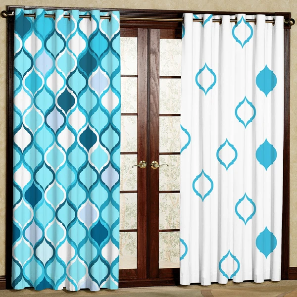 پرده مدل هازان پانچی کد 15 سایز 280x140 سانتی متر