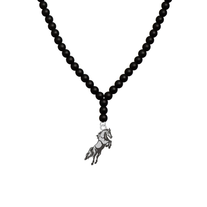 گردنبند هایکا طرح اسب کد bg.jh 66