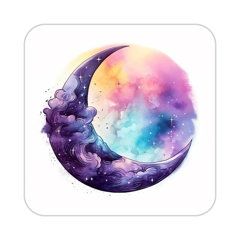 زیر لیوانی کاکتی طرح ماه و ستاره مدل mp53327