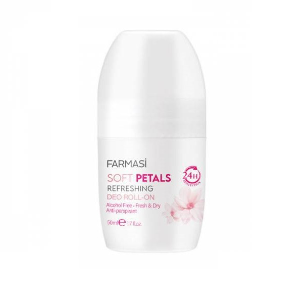 رول ضد تعریق فارماسی مدل soft petals حجم 50 میلی لیتر رول ضد تعریق فارماسی مدل soft petals حجم 50 میلی لیتر