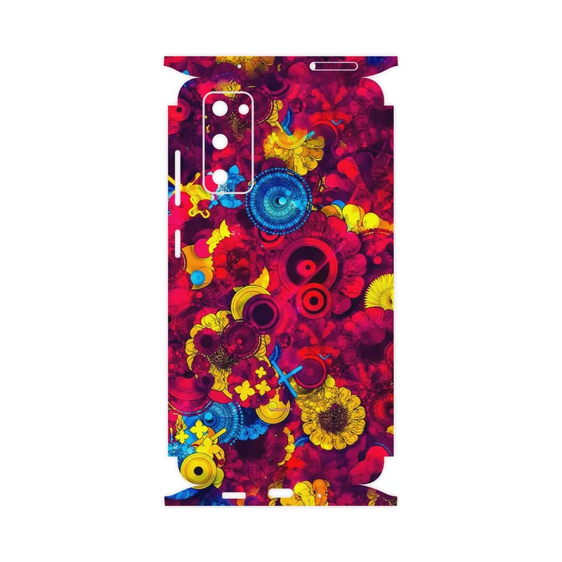برچسب پوششی ماهوت مدل Vector Flower Garden Digital Art-FullSkin مناسب برای گوشی موبایل سامسونگ Galaxy S20 FE