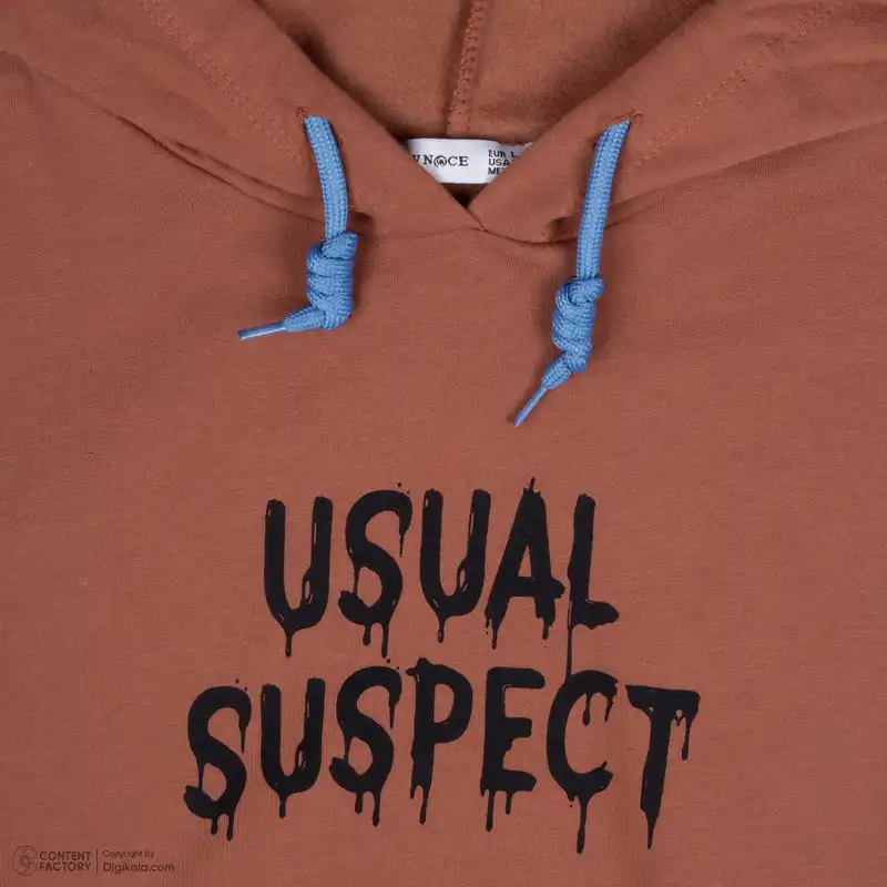 هودی زنانه نیونوس مدل 9494 رنگ قهوه‌ای