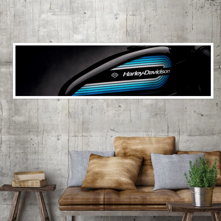 تابلو بکلیت طرح باک موتور هارلی دیویدسن مدل W-7864