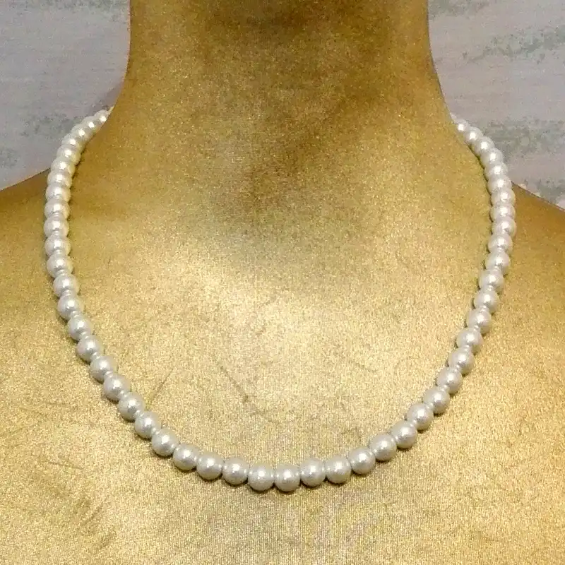 گردنبند زنانه مدل مروارید کد 2000