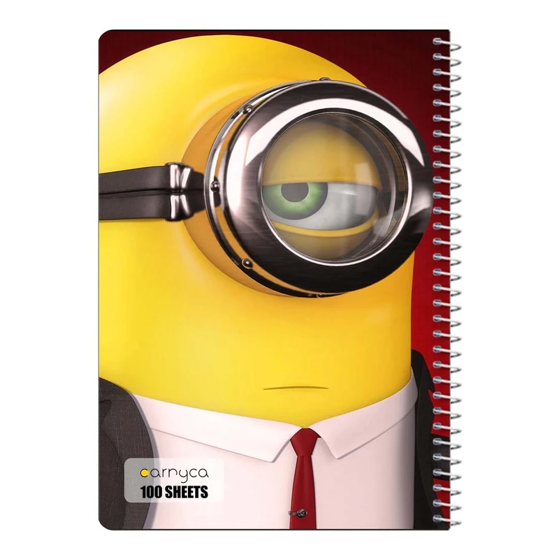 دفتر مشق 100 برگ سیمی کارنیکا طرح مینیون ها Minions کد 18833