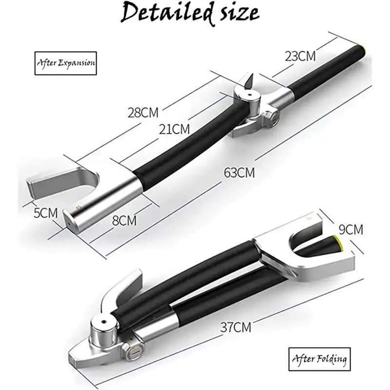 قفل فرمان اکلاک مدل V8X
