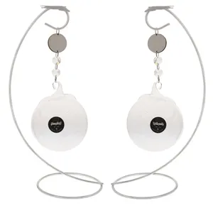 استند رومیزی تزیینی آریا کریستال مدل قلبی-2 مجموعه دو عددی