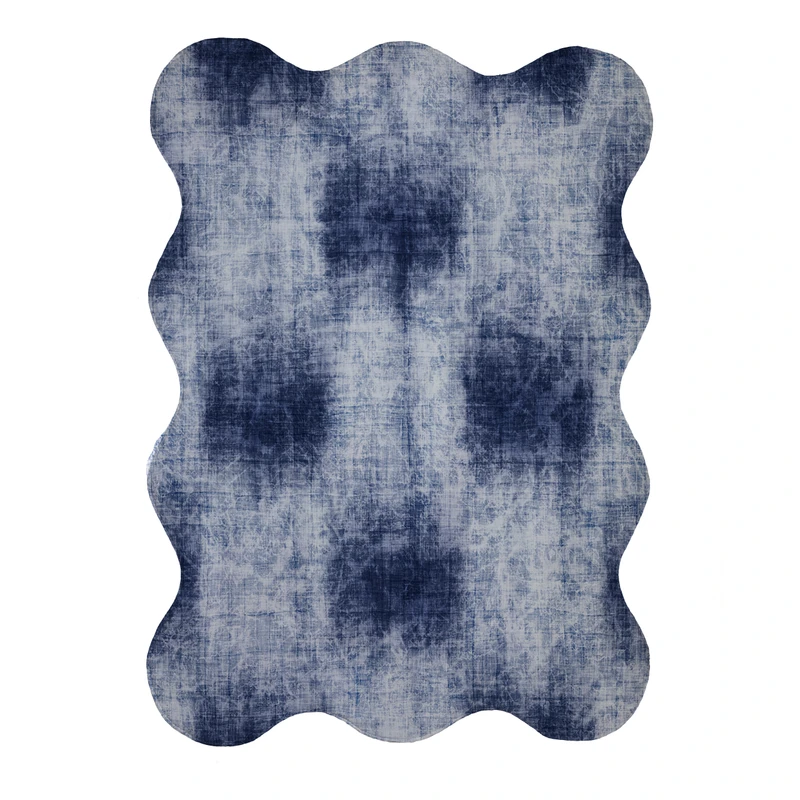 پادری مدل دالبر طرح آبرنگی کد 9162 سایز 80x110 سانتی متر 