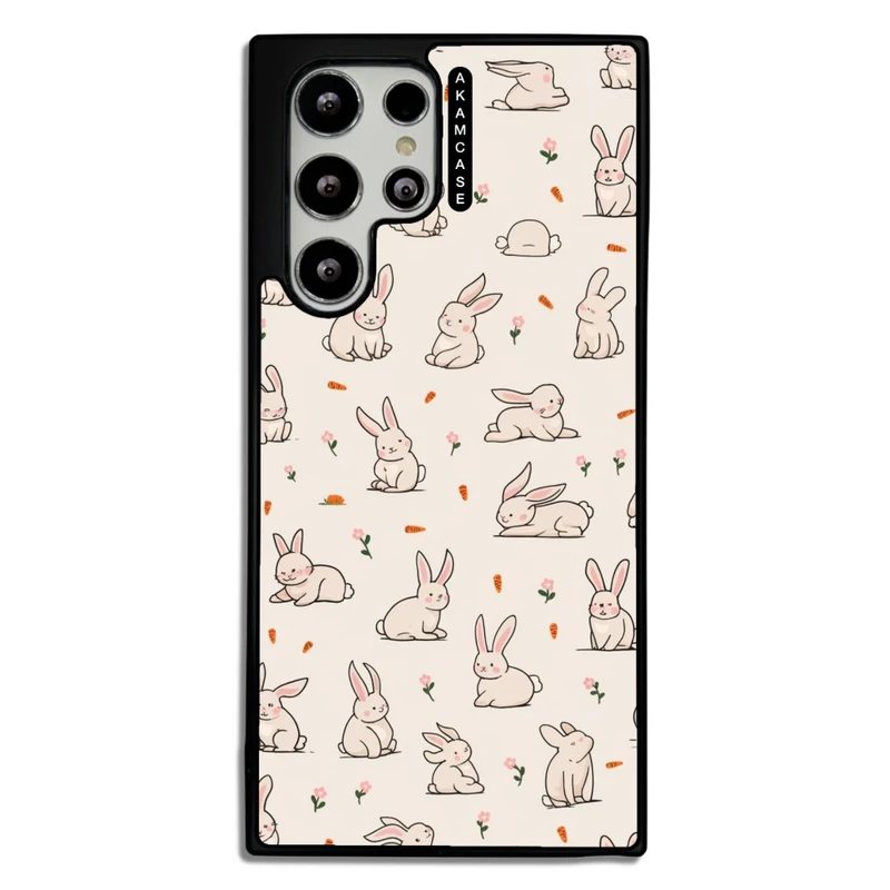 کاور آکام مدل AMC-WSGS22U-BUNNY-25 مناسب برای گوشی موبایل سامسونگ Galaxy S22 Ultra