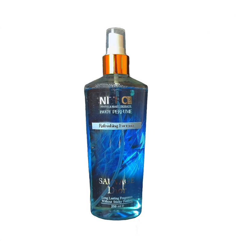 بادی اسپلش نیترو وان مدل Sauvage Dior حجم 250 میلی لیتر بادی اسپلش نیترو وان مدل Sauvage Dior حجم 250 میلی لیتر