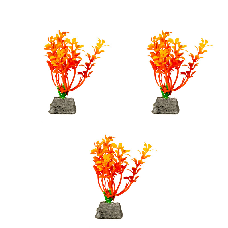  گیاه مصنوعی آکواریوم کد 82 بسته 3 عددی