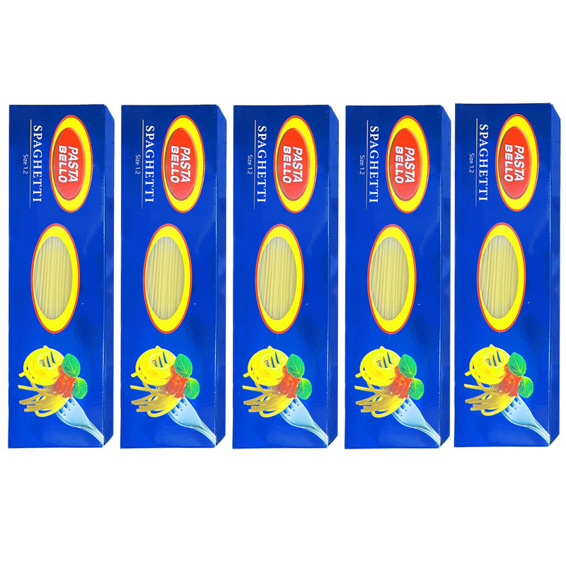 اسپاگتی قطر 1.2 پاستا بلو - 400 گرم مجموعه 5 عددی