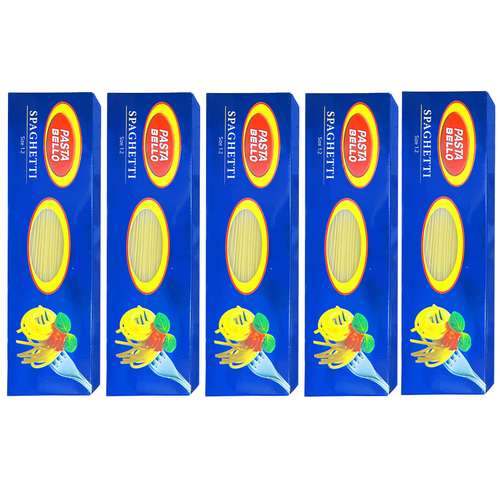 اسپاگتی قطر 1.2 پاستا بلو - 400 گرم مجموعه 5 عددی