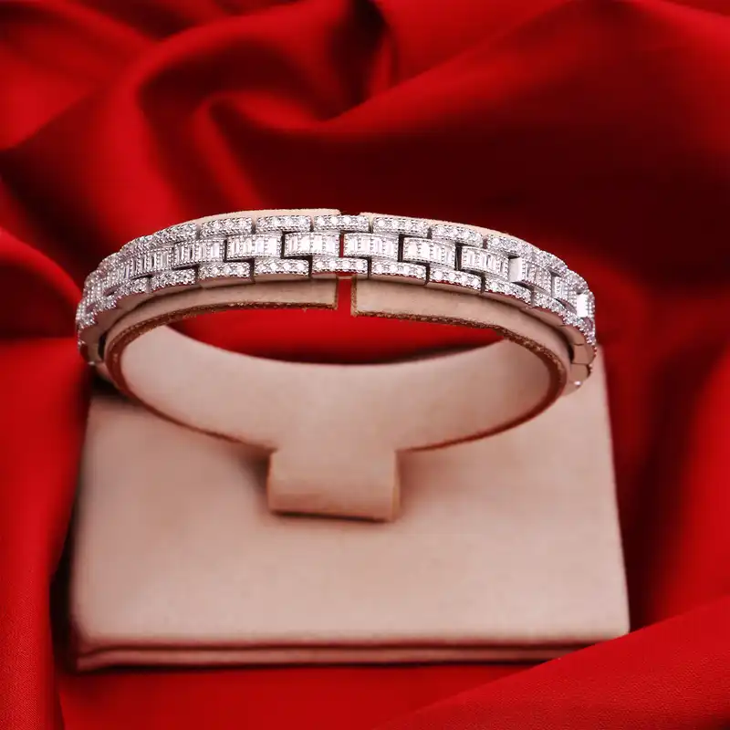 دستبند نقره زنانه جی تی ای مدل جی نایس