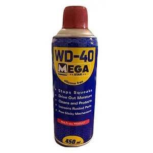 اسپری روان کننده مگا استار مدل WD-40 حجم 450 میلی لیتر