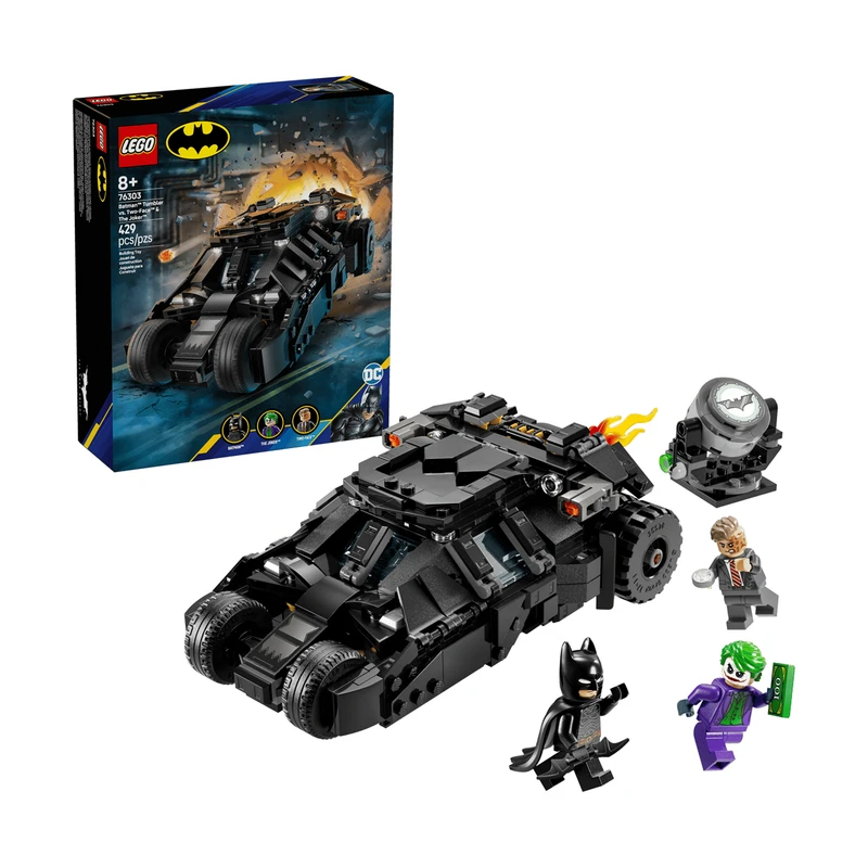 لگو 429 تکه سری DC  مدل Batman Tumbler vs Two-Face and The Joker کد 76303