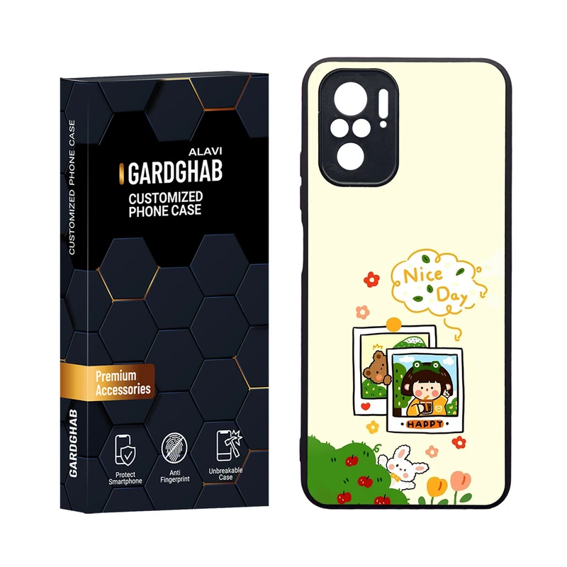 کاور گارد قاب مدل دورژله ای دخترانه مناسب برای گوشی موبایل شیائومی Redmi Note 10 4G / Note 10s / Poco M5s
