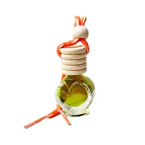 خوشبوکننده خودرو مدل قلب با رایحه لیمو حجم 5 میلی‌لیتر