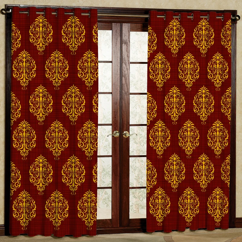 پرده مدل مخمل پانچی کد 4173T2 سایز 200x140 سانتی متر